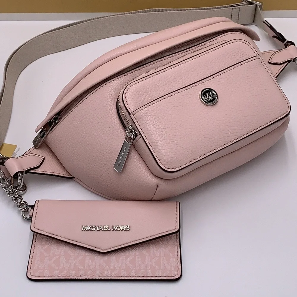 MICHAEL KORS  Maisie Large Pebbled Leather 2-in-1 Waistpack Fannypack C